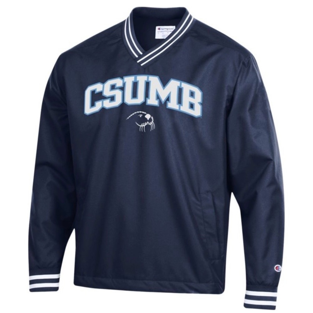 Champion Navy Jacket with California State University Monterey Bay Logo